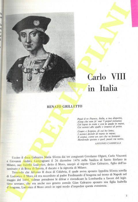 Carlo VIII in Italia - Renato Grilletto - copertina