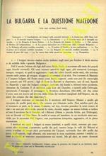 La Bulgaria e la questione macedone