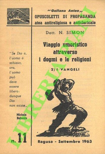I Vangeli. 2) - Viaggio umoristico attraverso i dogmi e le religioni. N. 11 - copertina