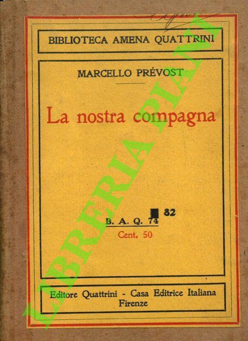 La nostra compagna - copertina