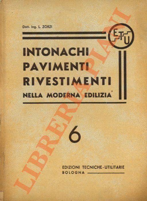 Intonachi pavimenti rivestimenti nella moderna edilizia - copertina