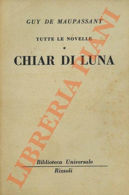 Chiar di luna - Guy de Maupassant - copertina