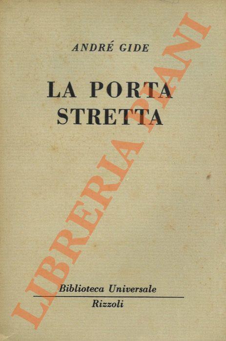 La porta stretta - André Gide - copertina