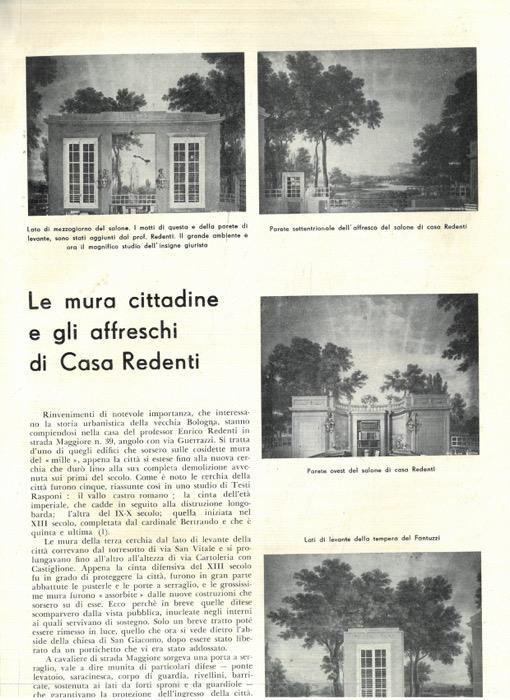 Le mura cittadine e gli affreschi di Casa Redenti - Umberto Beseghi - copertina
