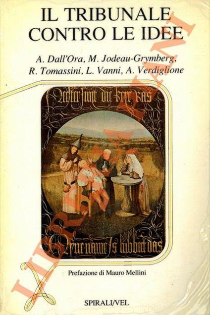 Il tribunale contro le idee - copertina