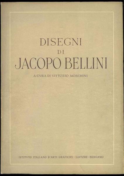 Disegni di Jacopo Bellini - copertina