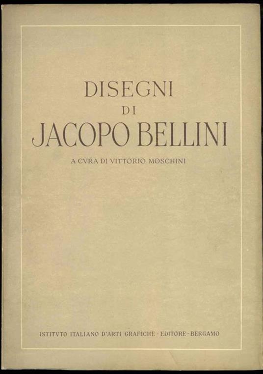 Disegni di Jacopo Bellini - copertina