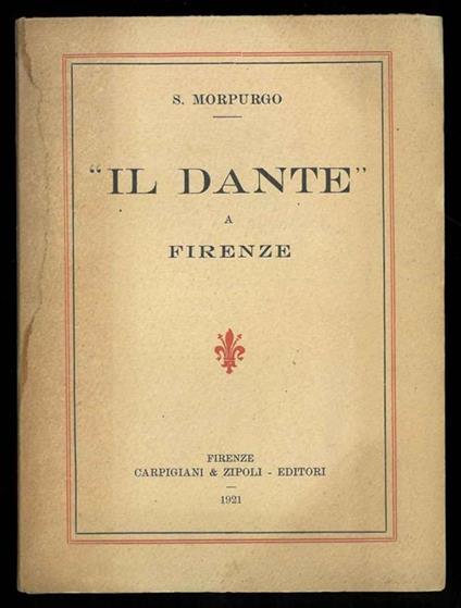 Il Dante a Firenze - copertina