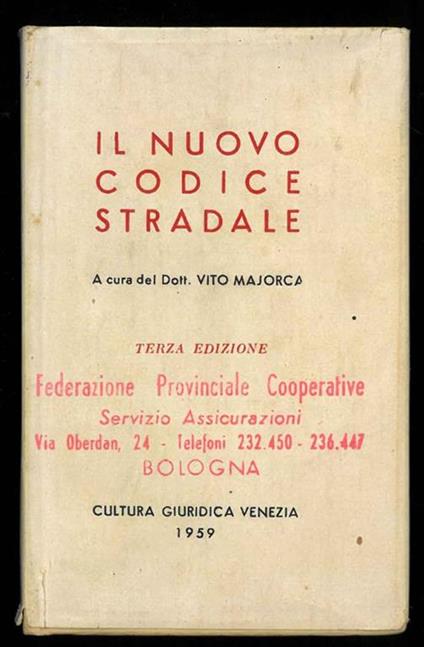 Il nuovo codice stradale - Vito Majorca - copertina