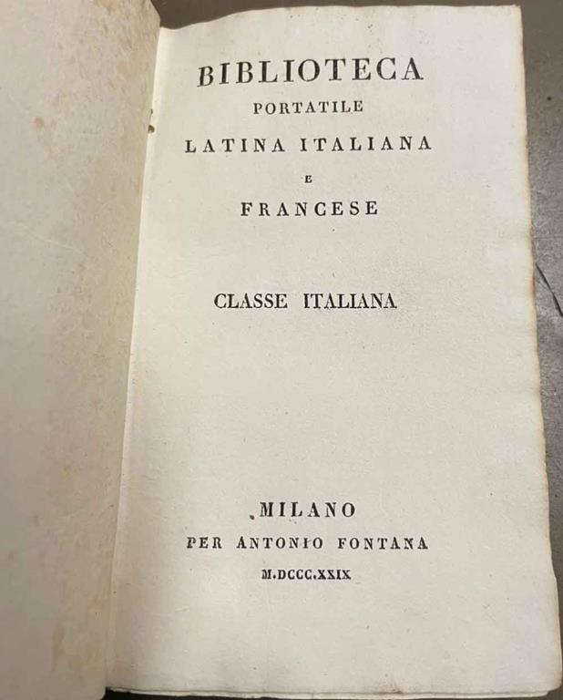 STUDIO BIBLIOGRAFICO ORFEO LIBRERIA ANTIQUARIA S.A.S.