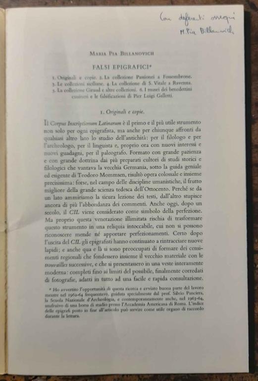 Falsi epigrafici - copertina