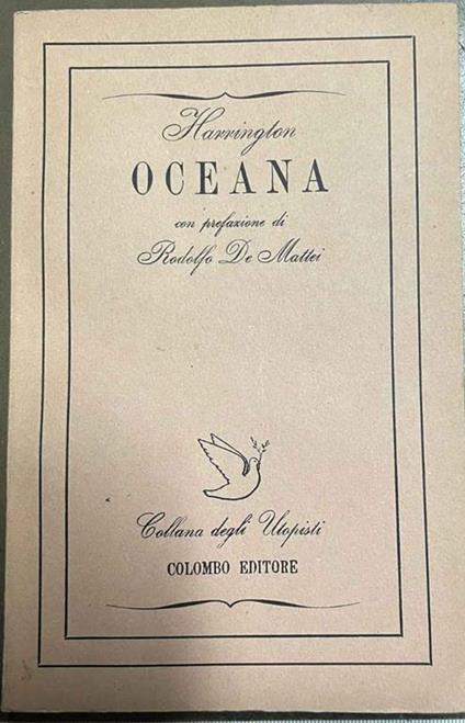 Oceania. Con prefazione di Rodolfo De Mattei. Traduzione di Francesco Valori - Harrington - copertina