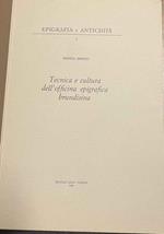 Tecnica e cultura dell'officina epigrafica brundisina