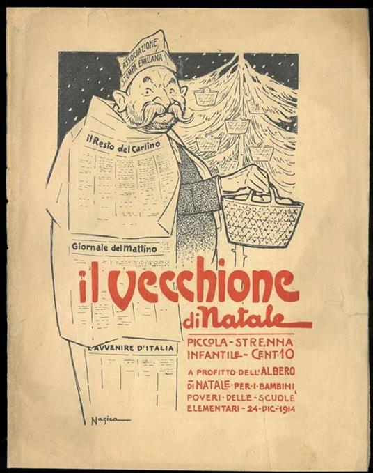 Il Vecchione di Natale. Piccola - strenna - infantile - Cent-10 - copertina