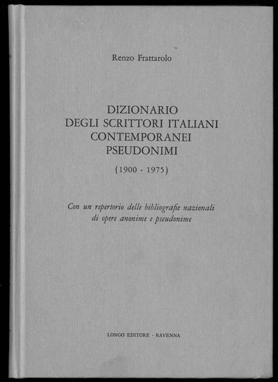 STUDIO BIBLIOGRAFICO ORFEO LIBRERIA ANTIQUARIA S.A.S.