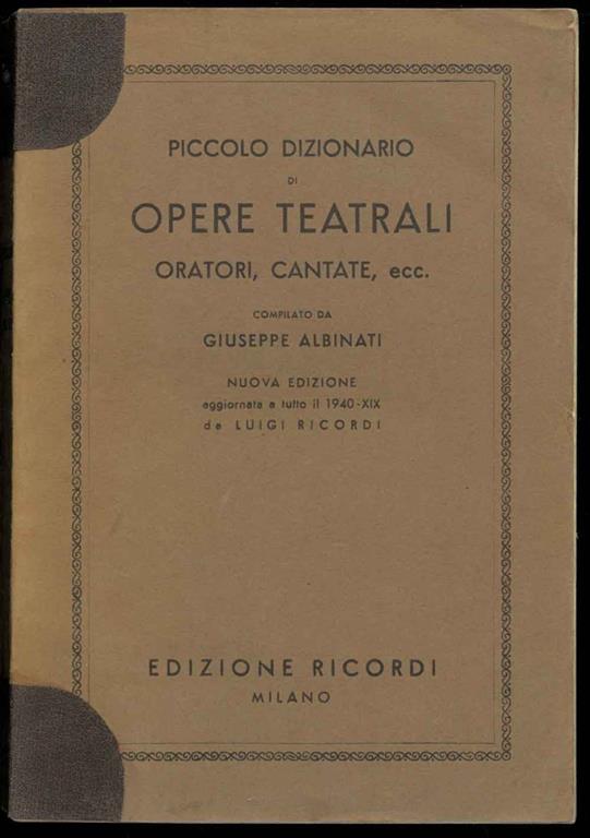 STUDIO BIBLIOGRAFICO ORFEO LIBRERIA ANTIQUARIA S.A.S.