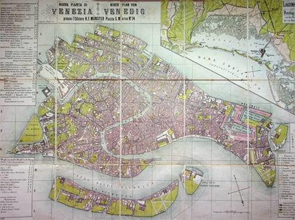 Nuova pianta di Venezia - Neuer Plan von Venedig - copertina