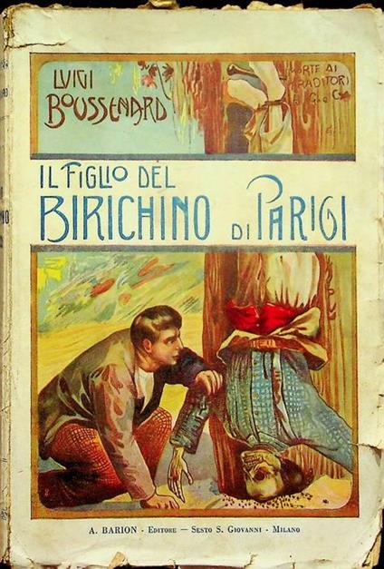 Il Figlio del birichino di Parigi: romanzo d'avventure - copertina