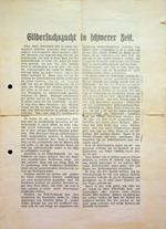 Silberfuschzucht in schwerer Zeit