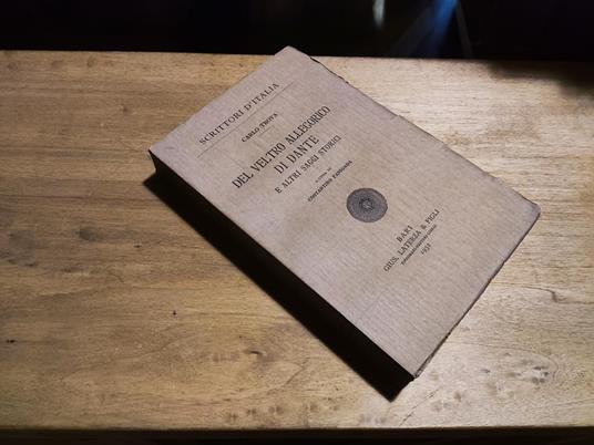 Dal veltro allegorico di Dante e altri saggi storici - copertina