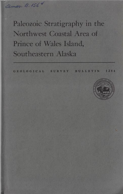 Paleozoic stratigraphy in the northwest coastal area of Prince of Wales Island, Southeastern Alaska - copertina