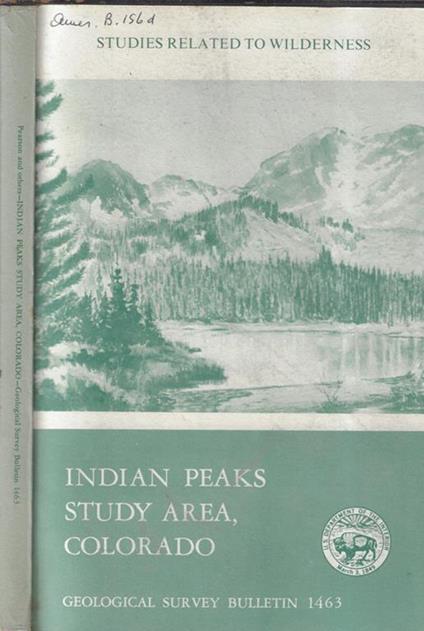 Mineral resources of the Indian Peaks Study Area, Boulder and Grand Counties, Colorado - copertina