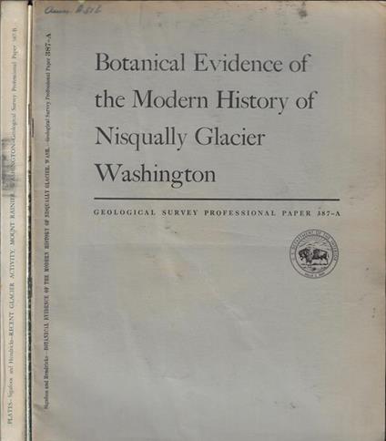 Geological Survey Professional Paper n. 387 A-B - copertina