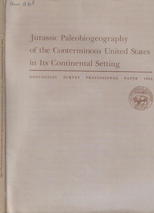 Jurassic Paleobiogeography of the Conterminous United States in Its Continental Setting - copertina