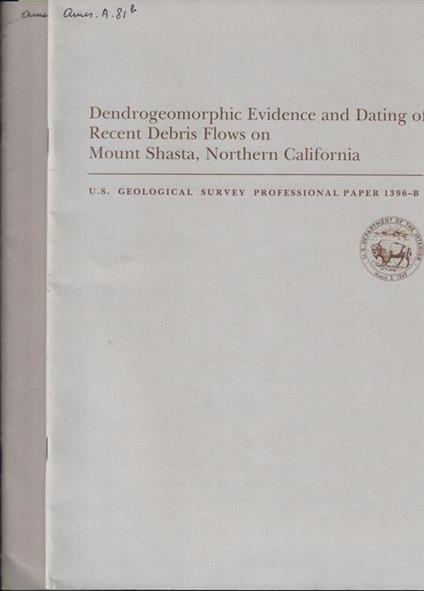 Geological Survey Professional Paper n. 1396 B-C - copertina