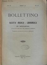 Bollettino della Società Medico-Chirurgica di Modena Anno 1941 n. VI
