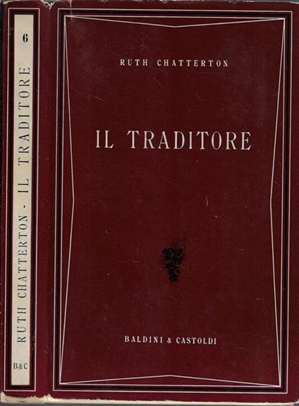 Il traditore - copertina