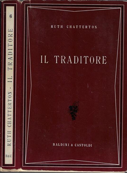 Il traditore - copertina