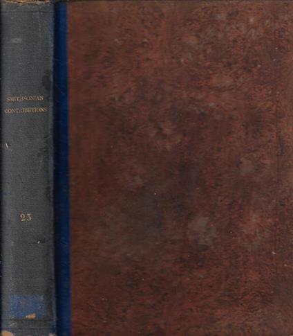 Smithsonian Contributions to knowledge Vol. XXIII - copertina