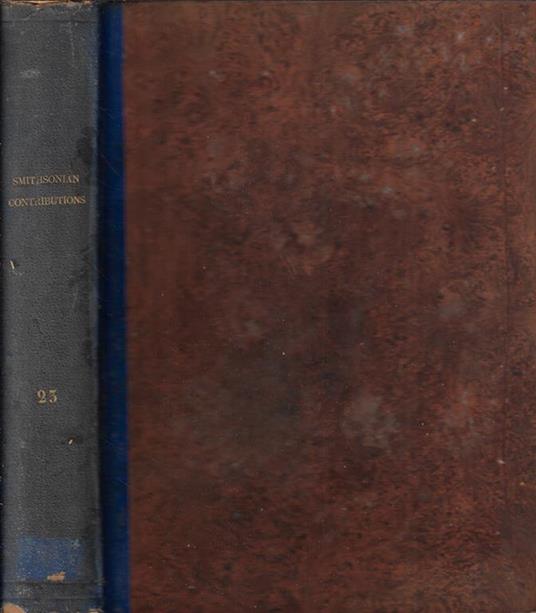 Smithsonian Contributions to knowledge Vol. XXIII - copertina