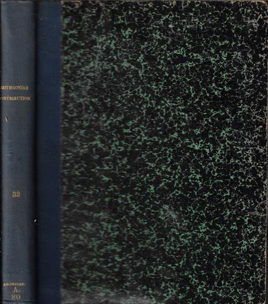 Smithsonian Contributions to knowledge Vol. XXXIII - copertina