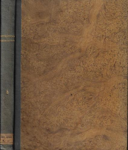 Smithsonian Contributions to knowledge Vol. IV - copertina