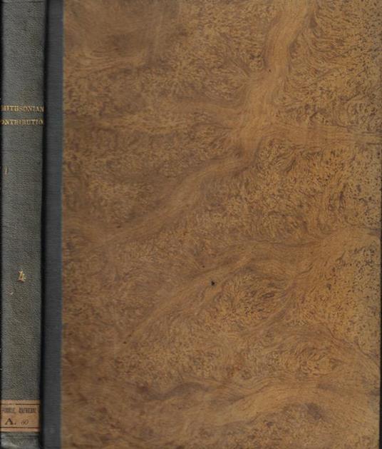 Smithsonian Contributions to knowledge Vol. IV - copertina