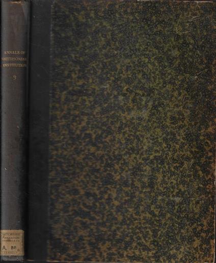 Annals of the Astrophysical observatory of the Smithsonian Institution Vol IIII - copertina