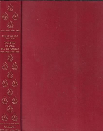 Vostro onore mi oppongo - copertina