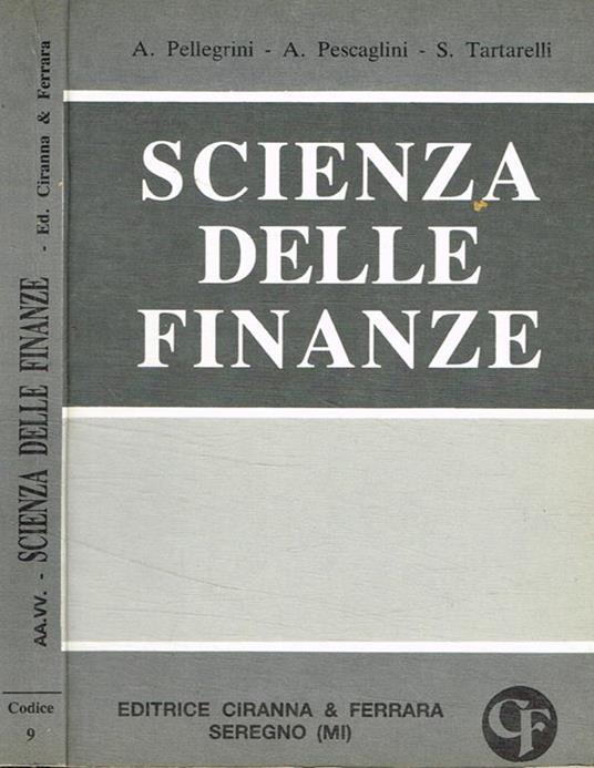 Scienza delle finanze - copertina