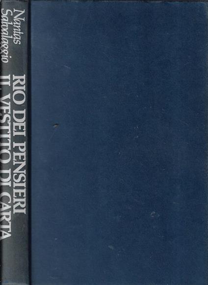 Rio dei pensieri Il vestito si carta - Nantas Salvalaggio - copertina