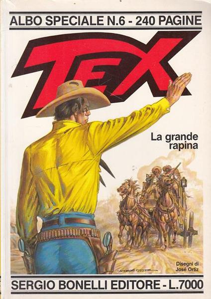 Texone Tex Speciale N.6 La Grande Rapina - copertina