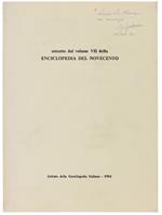 TRASPORTI AEREI - Estratto dal volume VII della'ENCICLOPEDIA DEL NOVECENTO