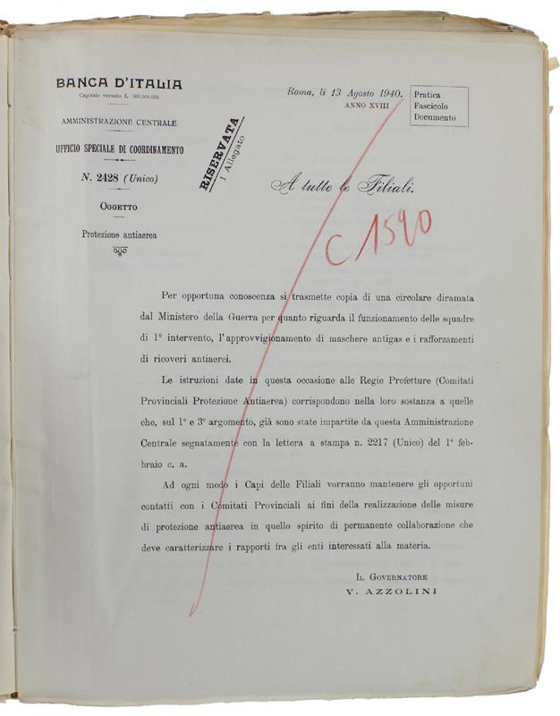 UNICO. Raccolta dal numero 2421 (31 luglio 1940) al 2504 (13 novembre 1940)