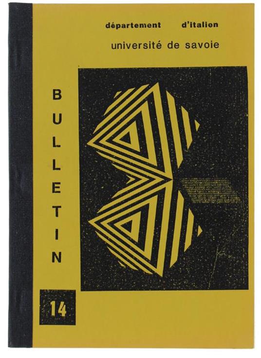 Université de Savoie, département d'Italien - BULLETIN N. 14 - "Experience 3"- Mai 1985 - Collectif - copertina