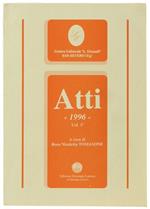 ATTI 1996 (Vol. 5°). pubblicazione del Centro culturale L. Einaudi, San Severo - Centro Culturale 