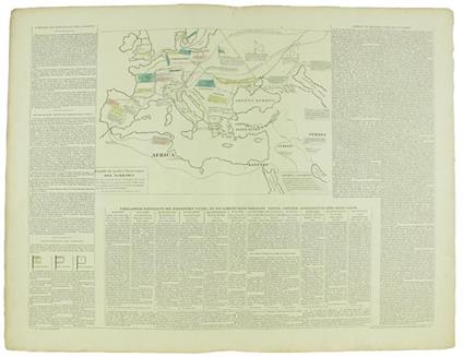 GEMÄLDE DER GROSSEN WANDERUNGEN DER BARBAREN. Historisch-geographisc-genealogischer Atlas, No. VIII - copertina