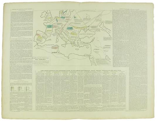GEMÄLDE DER GROSSEN WANDERUNGEN DER BARBAREN. Historisch-geographisc-genealogischer Atlas, No. VIII - copertina
