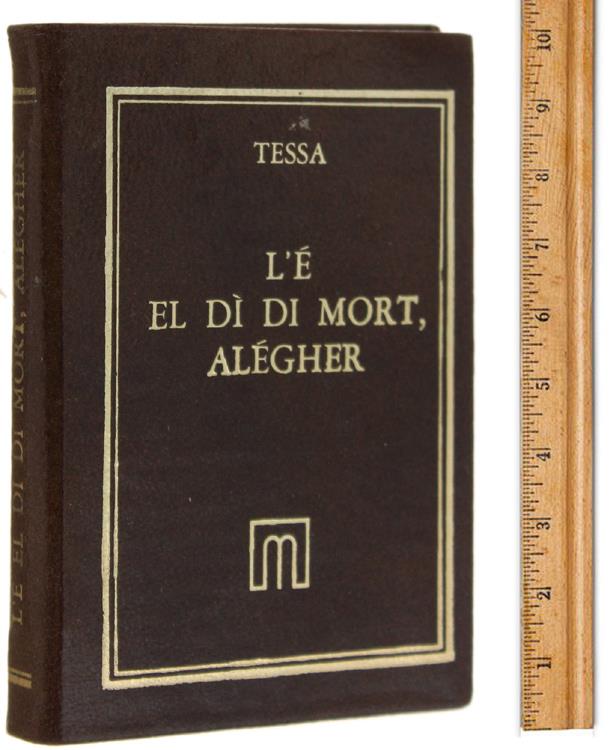 L' E' ED DI' DI MORT ALEGHER! Nove saggi lirici in dialetto milanese