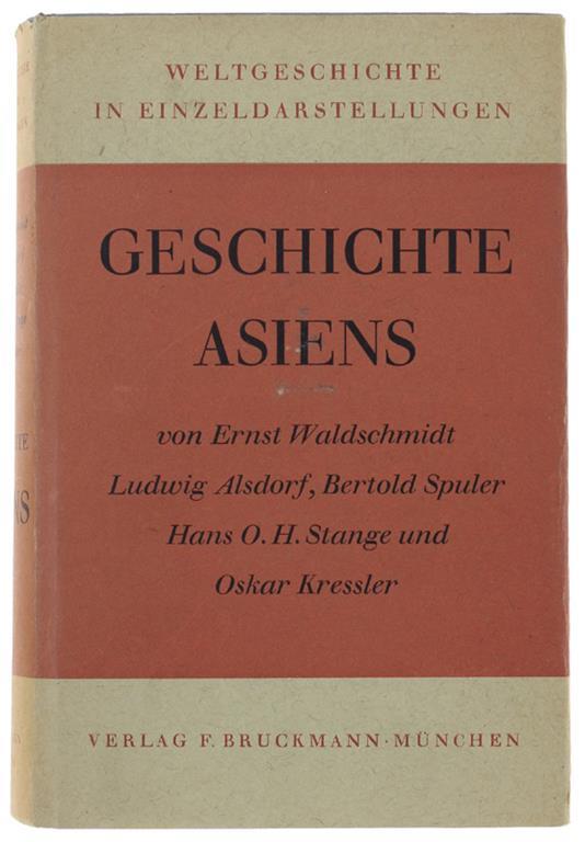 GESCHICHTE ASIENS. Mit 12 Karten - copertina